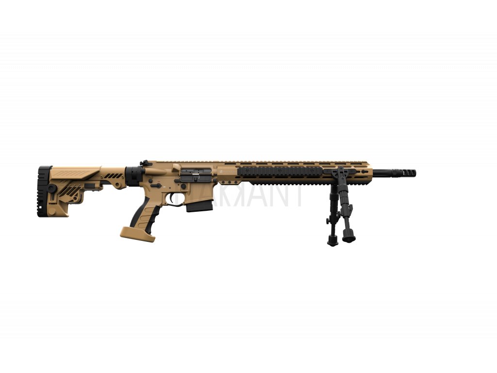 Schmeisser AR15 DMR RAL8000 18", puška samonabíjecí, .223 Rem/5,56x45