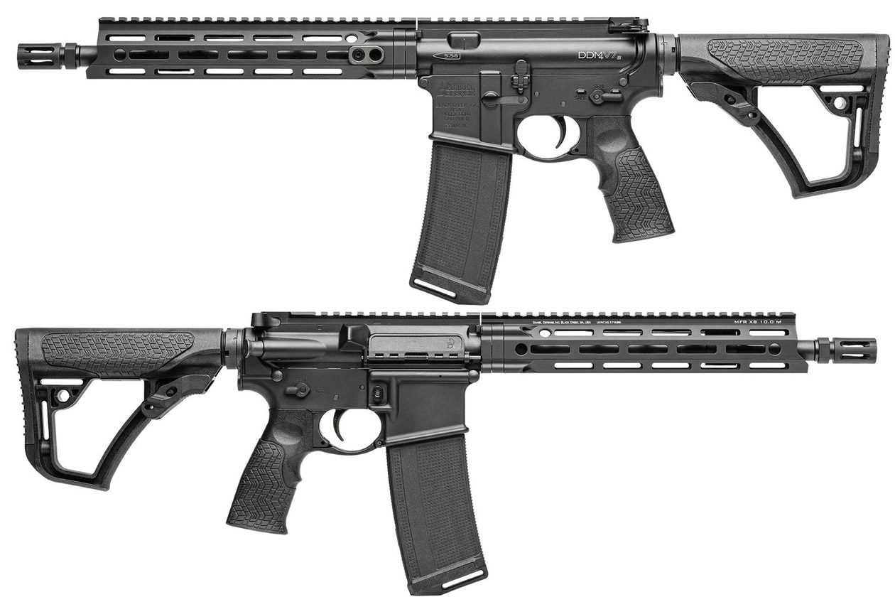 Daniel Defense DDM4-V7s M-lok 11,5", puška samonabíjecí, .223 Rem./5,56x45