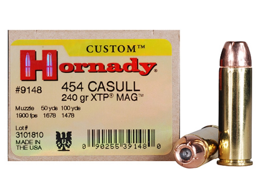 Náboje Hornady 454 Casull JHP XTP, 240 grs, 1 ks