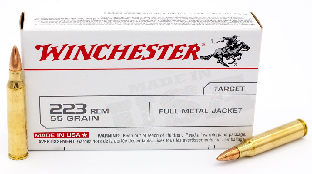 Náboje Winchester .223 Rem FMJ 55 grain, 1 ks