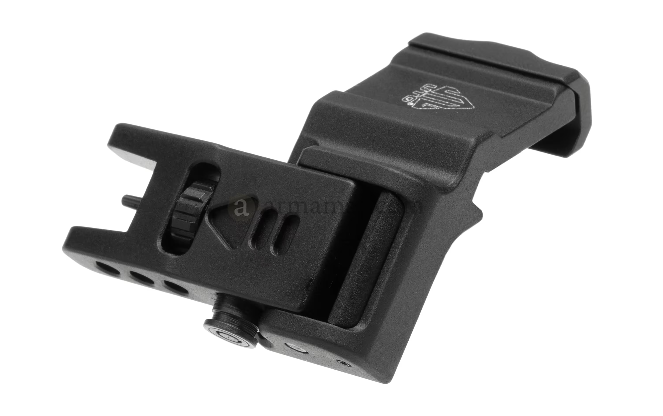 Muška Flip up Front Sight UTG Accu-sync 45 stupňů offset, polymer