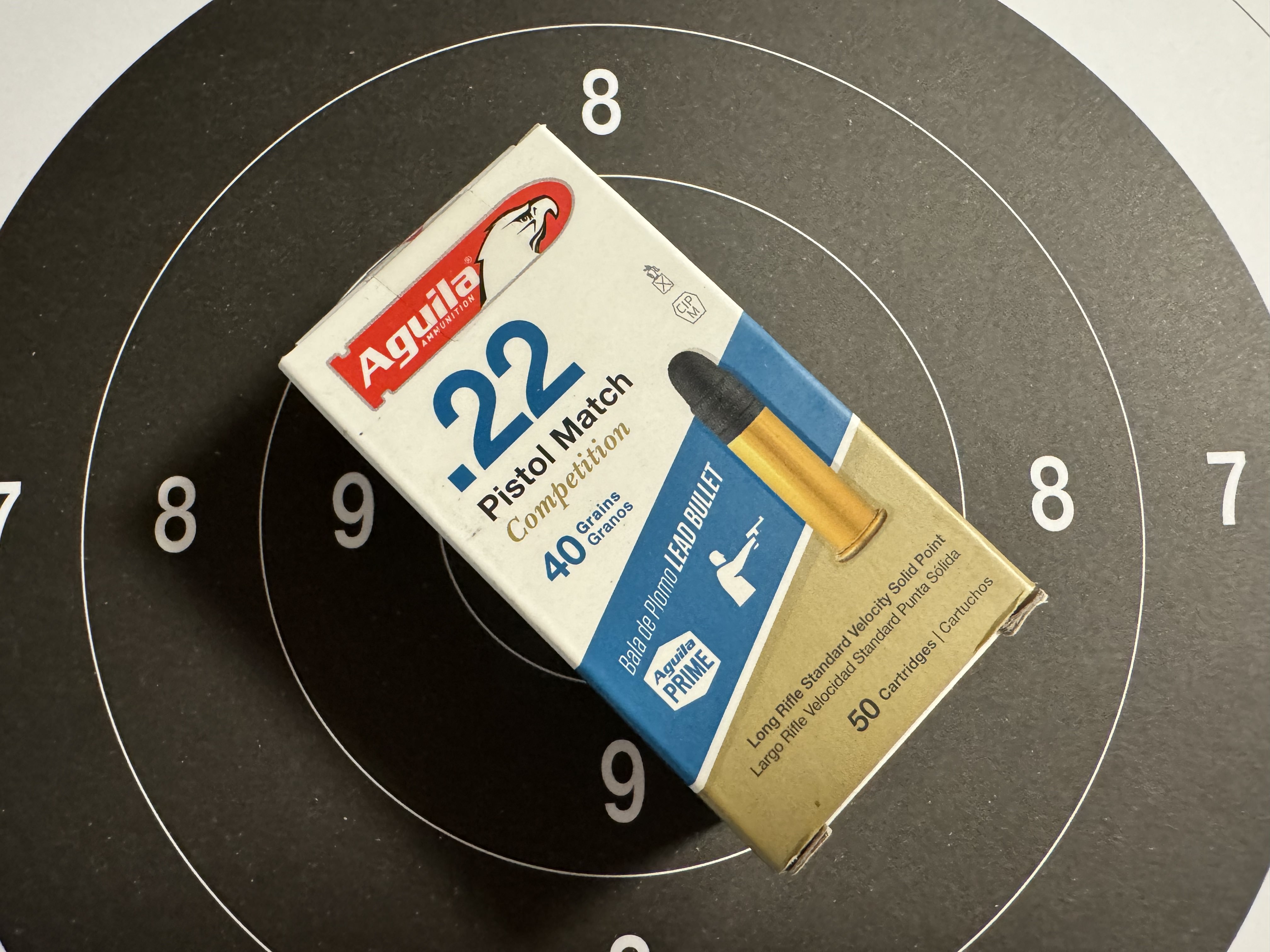 Náboje Aguila 22 LR Pistol MATCH SLP Competition