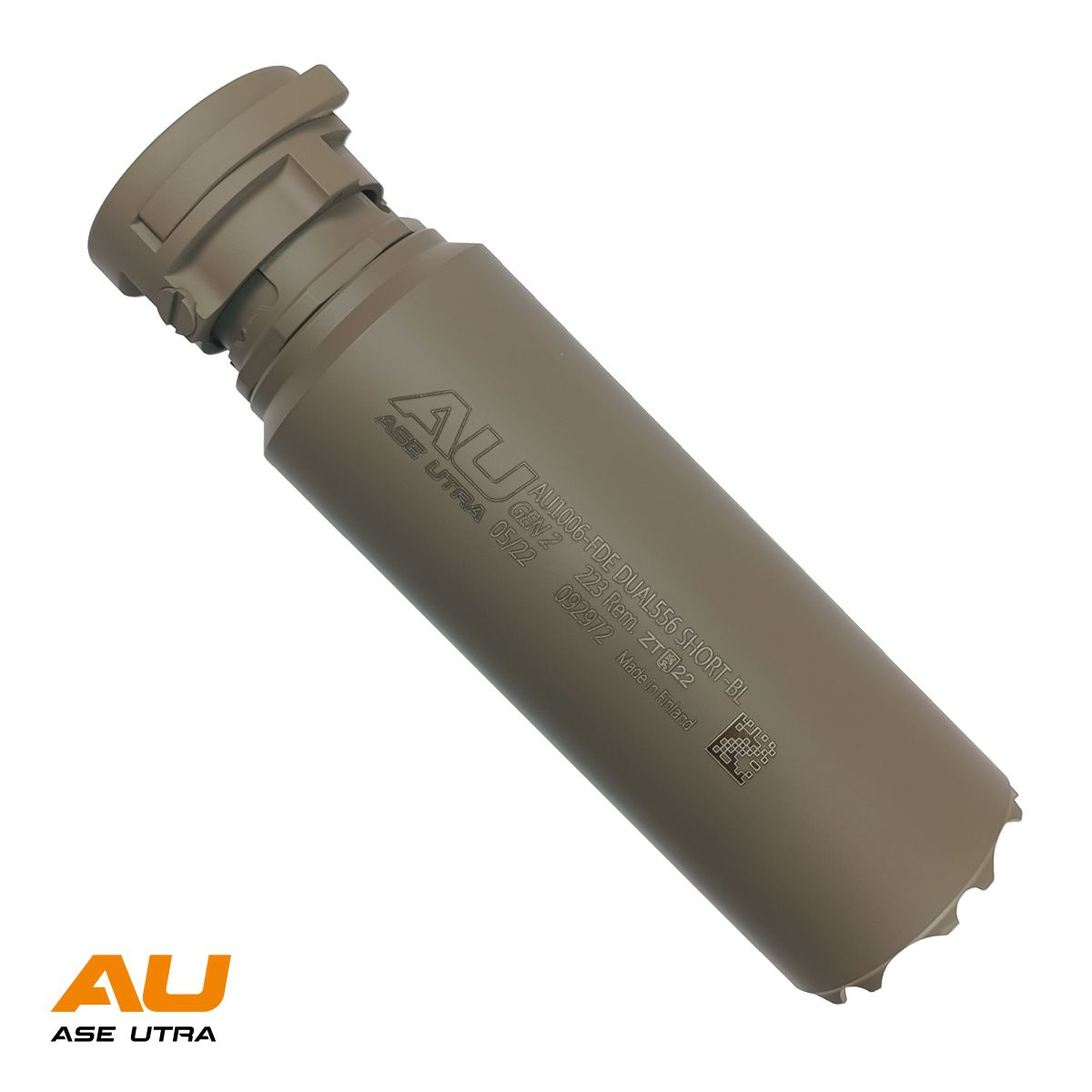 Tlumič Ase Utra DUAL556S-BL Short Gen2 pro 223 Rem./5,56x45, FDE Cerakote