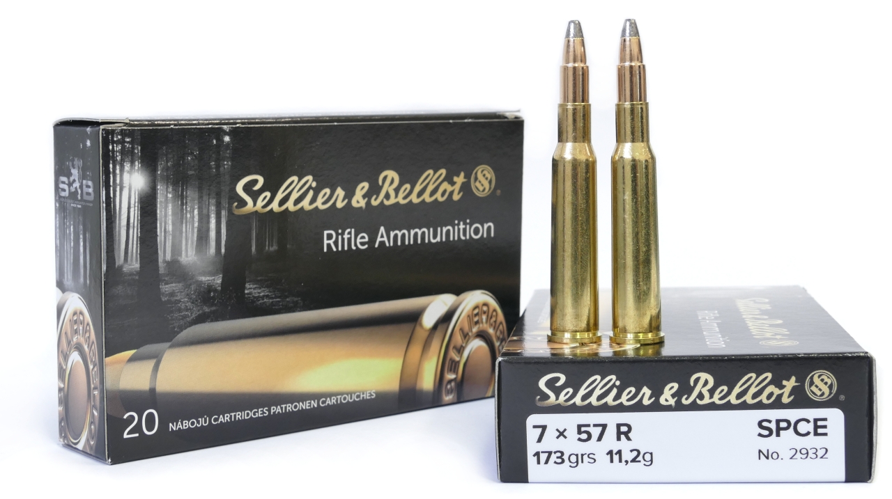Náboje kulové S&B 7x57 R se střelou SPCE 173 grs, Kat R3