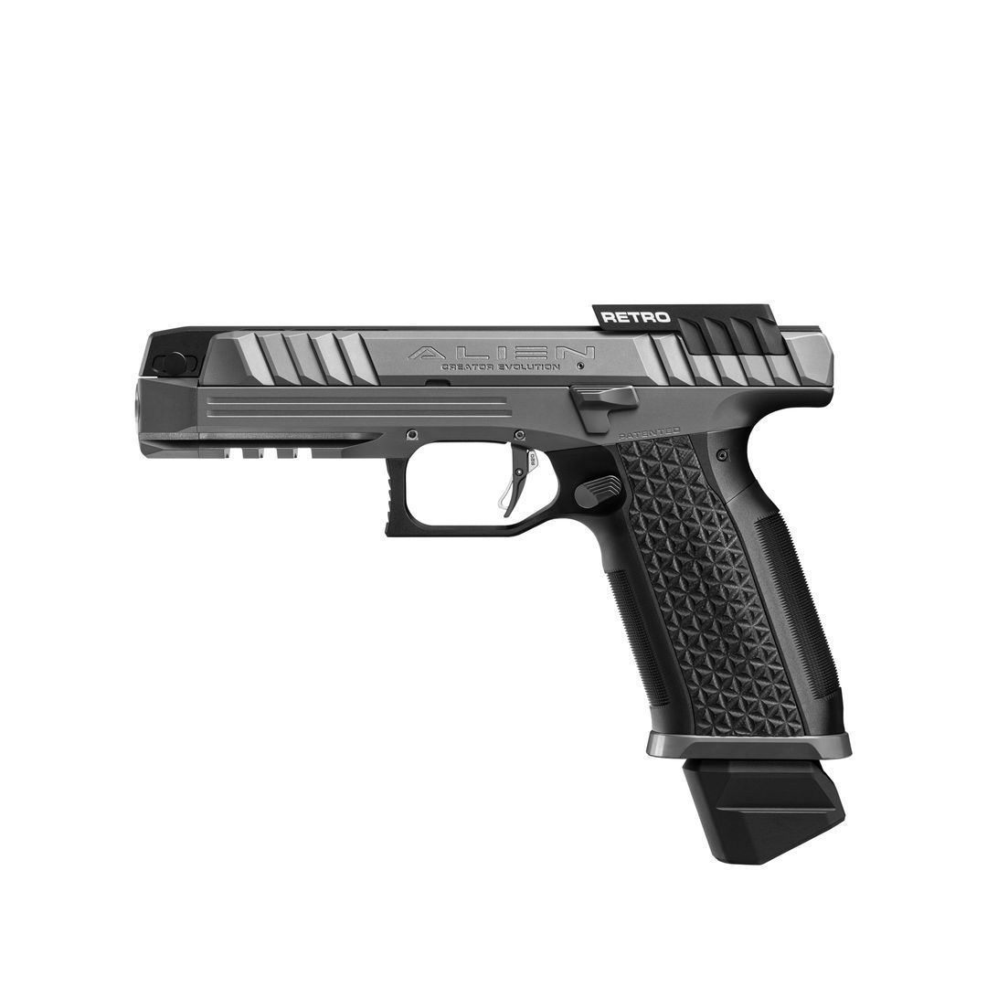Laugo Arms ALIEN Creator 9x19 mm - Retro kit, pistole samonabíjecí, Kat R3
