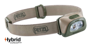 Čelovka Petzl Tactikka + Hybrid Desert